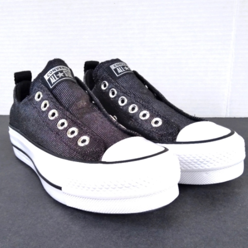 Women’s platform sparkle converse